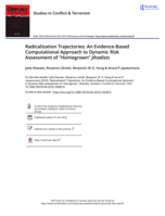 Radicalization Trajectories: An Evidence-Based Computational Approach to Dynamic Risk Assessment of "Homegrown" Jihadists