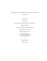 Numbering the Jews: Evaluating and Improving Surveys of American Jews 