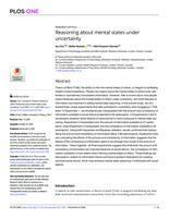 Reasoning About Mental States Under Uncertainty
