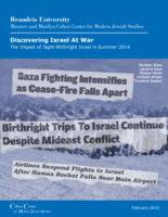 Discovering Israel at War: The Impact of Taglit-Birthright Israel in Summer 2014