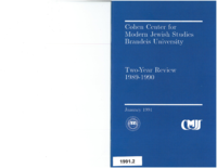 CMJS Two Year Review 1989-1990