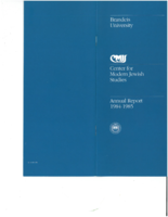 Annual Report 1984-1985