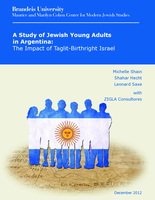 A Study of Jewish Young Adults in Argentina: The Impact of Taglit-Birthright Israel