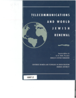 Telecommunications and World Jewish Renewal