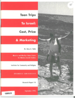 Teen Trips to Israel: Cost, Price, and Marketing