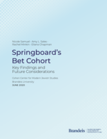Springboard’s Bet Cohort: Key Findings and Future Considerations