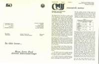 Research Notes: How Jews Feel About Intermarriage