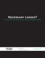 Necessary Losses? Turnover Among Jewish Service-learning Program Leaders
