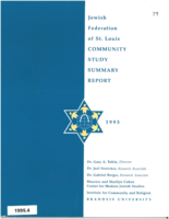 Jewish Federation of St. Louis Community Study Summary Report