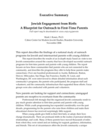 Jewish Engagement from Birth: A Blueprint for Outreach to First-Time Parents
