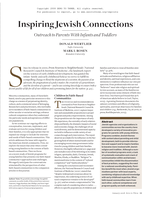 Inspiring Jewish Connections: Outreach to Parents With Infants and Toddlers
