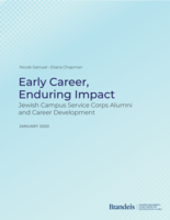 Early Career, Enduring Impact: Jewish Campus Service Corps Alumni and Career Development