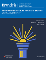 The Summer Institute for Israel Studies: 2020 Annual Survey