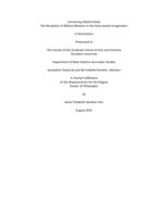 Conceiving Motherhood: The Reception of Biblical Mothers in the Early Jewish Imagination