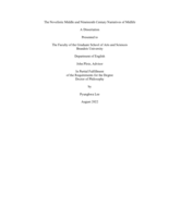 The Novelistic Middle and Nineteenth Century Narratives of Midlife