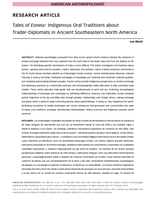Tales of Esnesv: Indigenous Oral Traditions about Trader-Diplomats in Ancient Southeastern North America