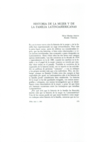 Historia de la mujer y de la familia latinoamericanas