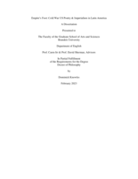 Empire's Foot: Cold War US Poetry & Imperialism in Latin America