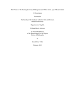 The Poetics of the Sharing Economy:  Shakespeare and Milton in the Age of the Leviathan