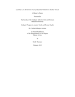 Lucretia, Lost: Inversions of Livy’s Lucretia Narrative in Tacitus’ Annals