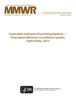 Controlled Substance Prescribing Patterns - Prescription Behavior Surveillance System, Eight States, 2013