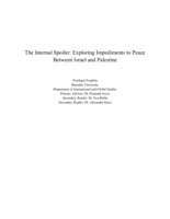 The Internal Spoiler: Impediments to Peace Between Israel and Palestine