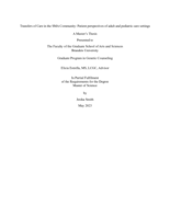 Transfers of Care in the SMA Community: Patient perspectives of adult and pediatric care settings