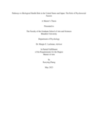 Pathways to Biological Health Risk in the United States and Japan: The Role of Psychosocial Factors