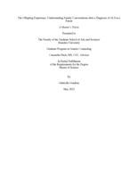 The Offspring Experience: Understanding Family Conversations after a Diagnosis of ALS in a Parent
