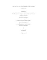 After the Fact: How States Respond to Faits Accomplis