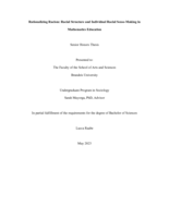 Rationalizing Racism: Racial Structure and Individual Racial Sense-Making in Mathematics Education