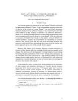 Elite Capture as Systemic Framework to Evaluate Social Change Lawyering