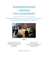 Transformations Through Civic Engagement: A National Evaluation of the Impact of the ENACT Course on Student Attitudes, Knowledge, and Behavior 