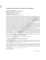 Enabling Timely and Persistent Deletion in LSM-Engines