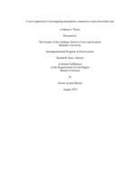 A novel approach to investigating anticipatory responses to taste associated cues