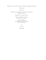 Modeling the Co-constructed Nature of Meaning in (English) Social Dialog