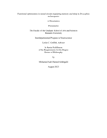 Functional optimization in neural circuits regulating memory and sleep in Drosophila melanogaster
