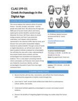 Greek Archaeology in the Digital Age