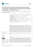 A Narrative Review of the Association between Prematurity and Attention-Deficit/Hyperactivity Disorder and Accompanying Inequities across the Life-Course