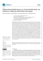 Organizational Health Literacy as a Tool for Health Equity: Application in a High-Risk Infant Follow-Up Program