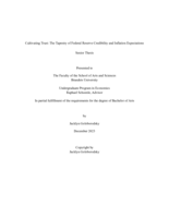 Cultivating Trust: The Tapestry of Federal Reserve Credibility and Inflation Expectations