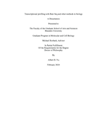 Transcriptional profiling with Butt-Seq and other methods in biology