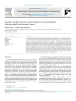 Predictive models of electric vehicle adoption in the United States: Charging ahead with renewable energy