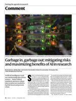 Garbage in, garbage out: mitigating risks and maximizing benefits of AI in research