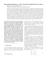 Mixed Mode Oscillations in a Three-Timescale Coupled Morris-Lecar System