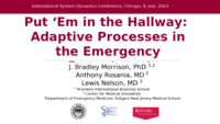 Put ‘Em in the Hallway:  Adaptive Processes in the Emergency Department