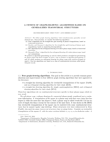 A census of graph-drawing algorithms based on generalized transversal structures