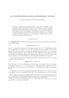 On Multiplicatively Badly Approximable Vectors