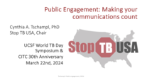 Public Engagement: Making your communications count