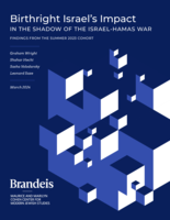Birthright Israel’s Impact in the Shadow of the Israel-Hamas War: Findings from the Summer 2023 Cohort